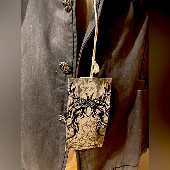 ROAR Men’s Blazer Grey Size L GREAT for Wedding Season - Picture 6 of 15